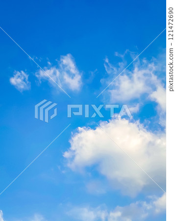Clouds floating in blue sky, natural background. 121472690