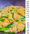 Thai food - Omelet soup with minced pork. 121472695