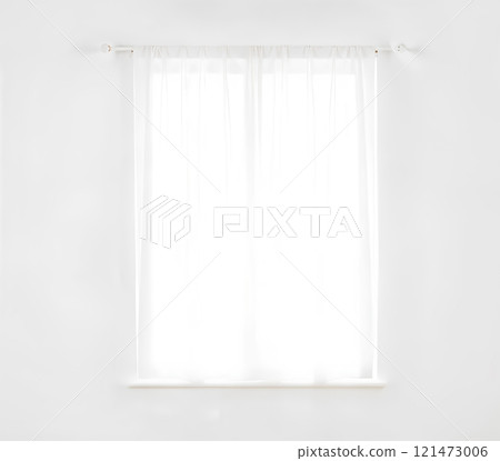 Blank green closed shower curtain mockup, front view. Blank green closed shower curtain mockup, front view. 121473006