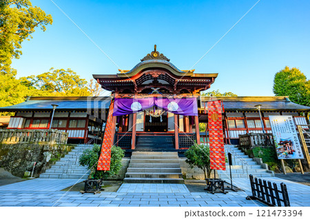 Autumn at Kagoshima Shrine, Kirishima City, Kagoshima Prefecture Autumn at Kagoshima Shrine, Kirishima City, Kagoshima Prefecture 121473394
