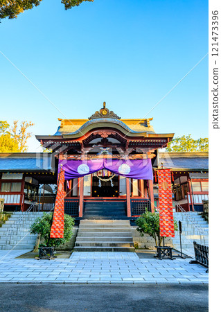 Autumn at Kagoshima Shrine, Kirishima City, Kagoshima Prefecture Autumn at Kagoshima Shrine, Kirishima City, Kagoshima Prefecture 121473396
