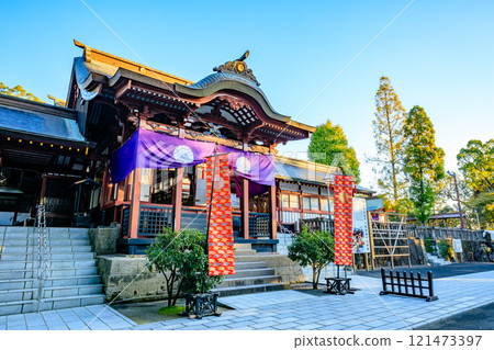 Autumn at Kagoshima Shrine, Kirishima City, Kagoshima Prefecture 121473397