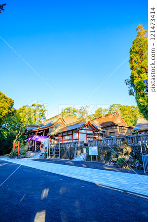 Autumn at Kagoshima Shrine, Kirishima City, Kagoshima Prefecture 121473414