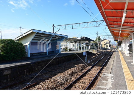 明智站（Akechi-eki）名古屋鐵道廣見線月台 121473890