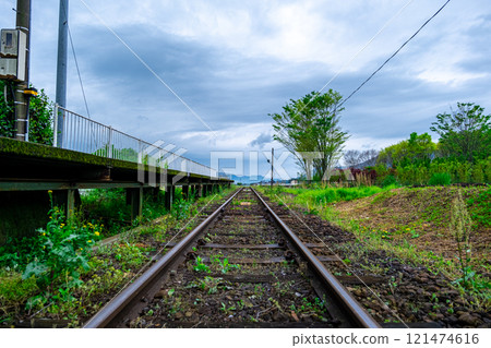 [#Kumamoto] 阿蘇三春台站的軌道 121474616