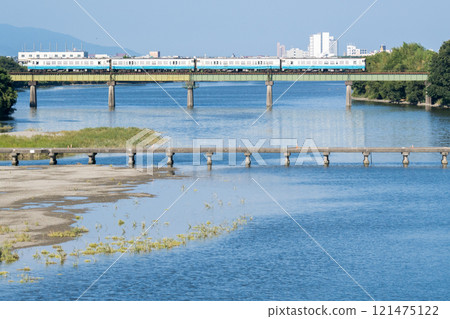 [Tokutoku Line] A local train with additional cars added for the Awa Odori festival 121475122