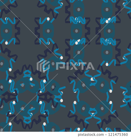 Abstract color geometric pattern. Ornament for website, corporate style, fashion design and house interior design. Vector illustration. 121475360