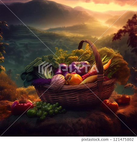 still life with fruits 121475802