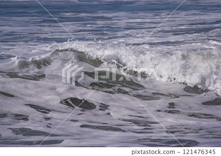 Waves near the beach , in Santa Clara del Mar 121476345