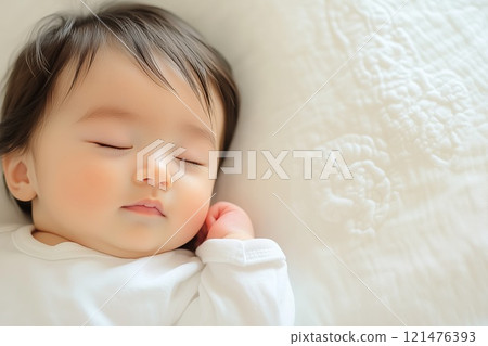 Cute sleeping baby 121476393