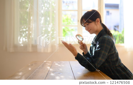 Female portrait Female portrait 121476508