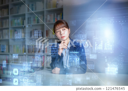 女性肖像 121476545
