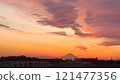 Sunset and Mt. Fuji 121477356