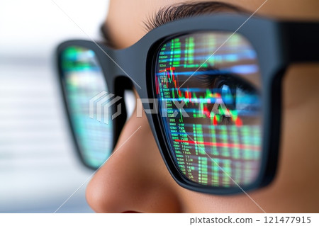 Augmented Reality Display of Market Trends and Graphs 121477915