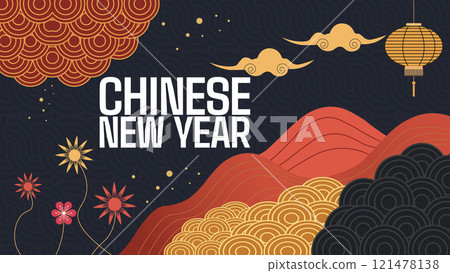 Chinese new year design templet for celebrate 121478138