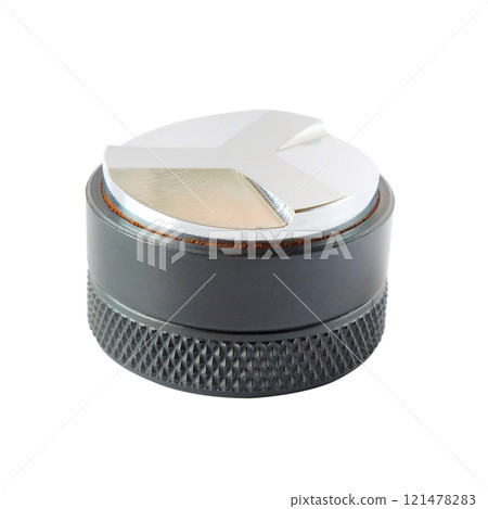 Coffee Tamper or gravity coffee on the white background. Coffee Tamper or gravity coffee on the white background. 121478283