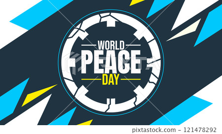 Hands support the planet earth, take care of it with the inscription world day of peace. Hands support the planet earth, take care of it with the inscription world day of peace. 121478292