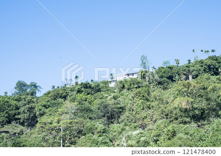 Mountain hill view of jaflong Bangladesh 121478400