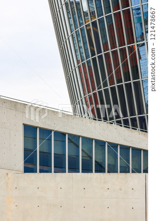 Urban and Modern architecture in the city, geometric and repetitive structures, Urban and Modern architecture in the city, geometric and repetitive structures, 121478667