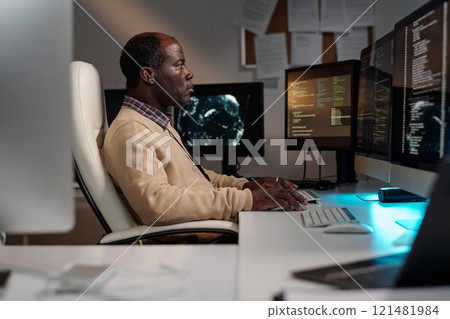 Programmer decoding data on screen 121481984