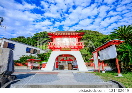 秋季 鹿兒島縣指宿市 龍宮神社 121482649