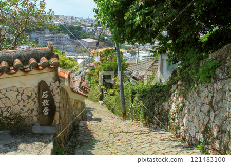 沖繩那霸首里金城町石板路 121483100