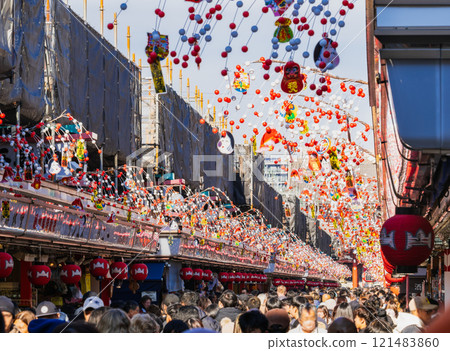 淺草寺仲見世 *部分柔焦 淺草寺仲見世 *部分柔焦 121483860