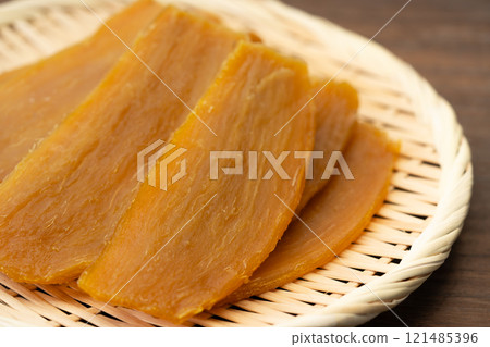 美味乾地瓜的特寫鏡頭 121485396