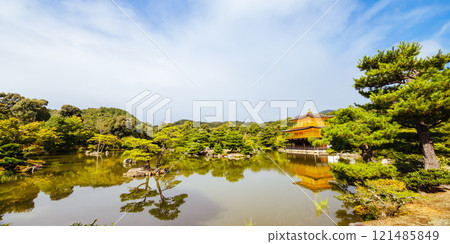 Kinkakuji Temple (The Golden Pavilion) in Kyoto Japan 121485849