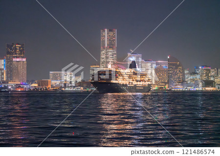 [神奈川縣]豪華遊輪出發與橫濱夜景 121486574