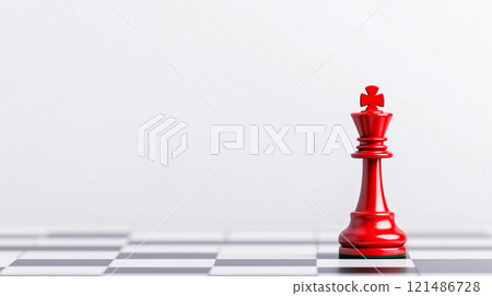 red chess board with white pawn red chess board with white pawn 121486728