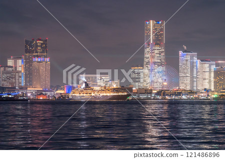 《神奈川縣》橫濱港未來夜之夜特別燈光夜景 121486896