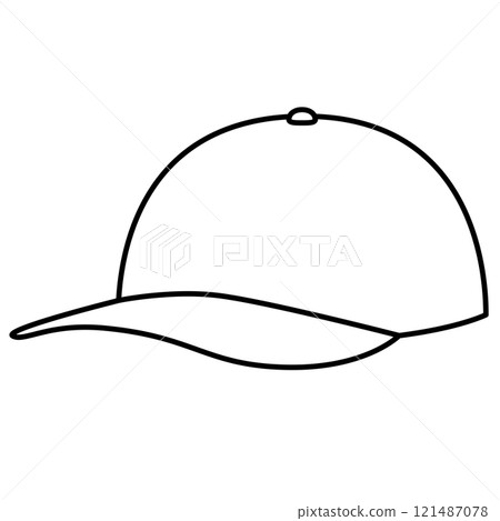 Simple illustration of a hat 121487078