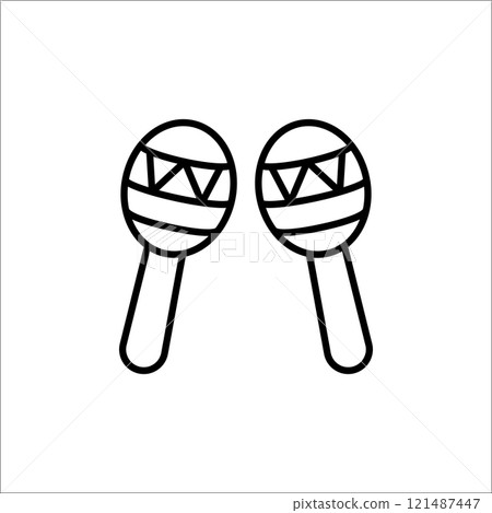 Maracas Icon 121487447