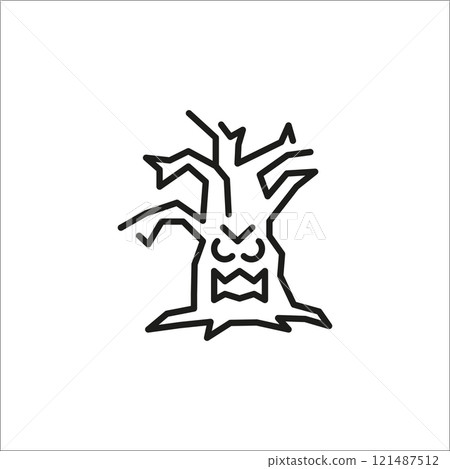 Spooky Angry Tree icon 121487512