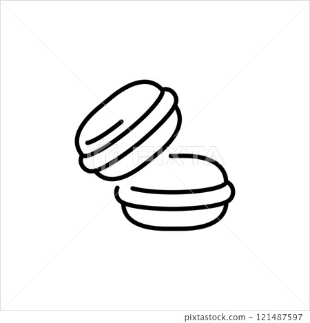 Macarons Icon Outline 121487597