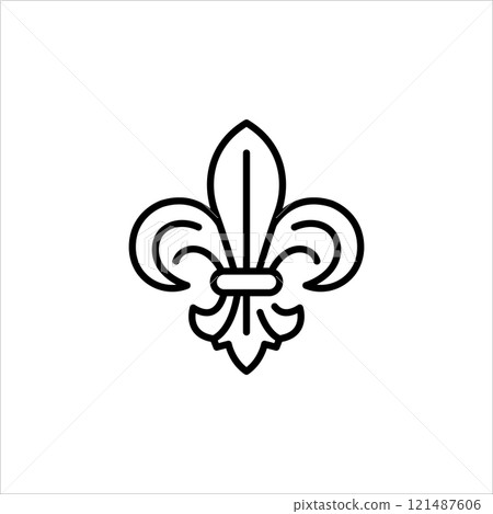 Fleur-de-Lis Icon Fleur-de-Lis Icon 121487606
