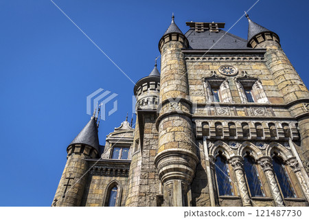 Castle in the Gothic style 121487730