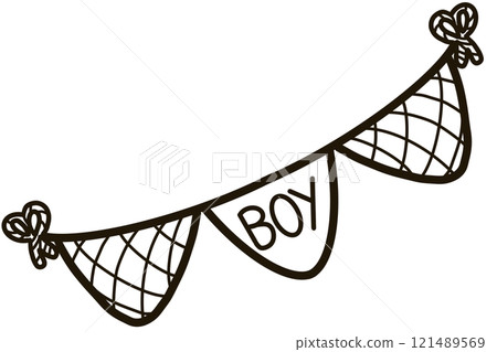 Minimalist Outline Drawing of a babe bear Elegant Design set, Cute hand drawn. 121489569
