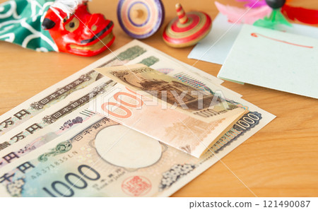 New Year's money, correct folding method, envelope, New Year's Day, New Year, New Year's money preparation 121490087