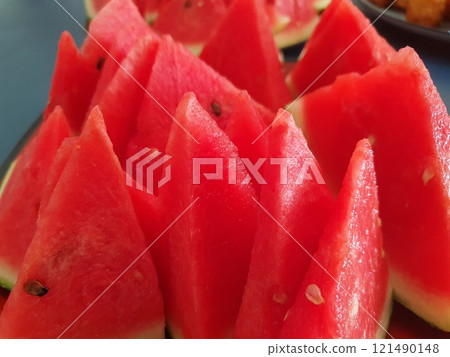 slices of watermelon slices of watermelon 121490148