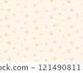 可愛的雪花圖案 121490811