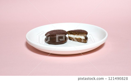 Photo of chocolate pie Photo of chocolate pie 121490828