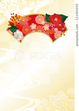 New Year's card background New Year's card background 121491035