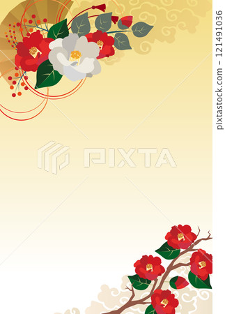 New Year's card background New Year's card background 121491036