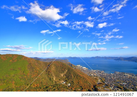 從八卷展望台(野呂山半山腰)眺望瀨戶內海 從八卷展望台(野呂山半山腰)眺望瀨戶內海 121491067
