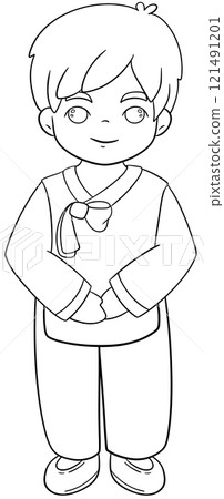 Hanbok Coloring Page 121491201