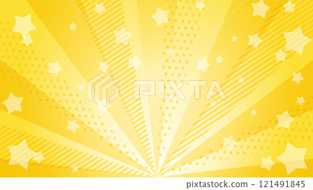 黃色輻射背景圖,流行歌手突然出現 黃色輻射背景圖,流行歌手突然出現 121491845