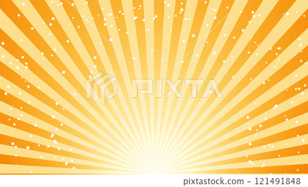 閃閃發光的金色輻射背景圖 121491848