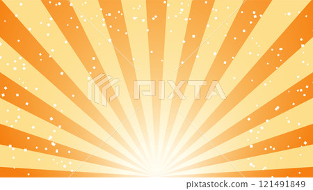 閃閃發光的金色輻射背景圖 121491849